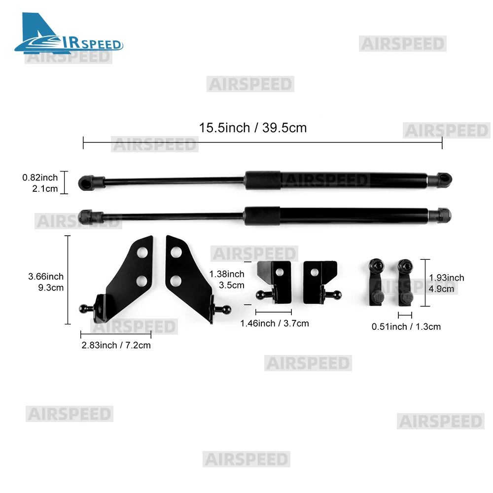 For Abarth 595 695 2012-2024 Fiat 500 500C 08-24 500E 12-19 Front Rear Trunk Bonnet Gas Struts Hood Lift Supports Shock Rod Arms