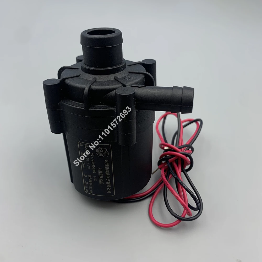 1PC Brushless DC Water Pump Voltage 24VDC 30W Flow 10L/Min Lift 8m P450424D05 for Engraving Laser Cooling Water Chiller Pump