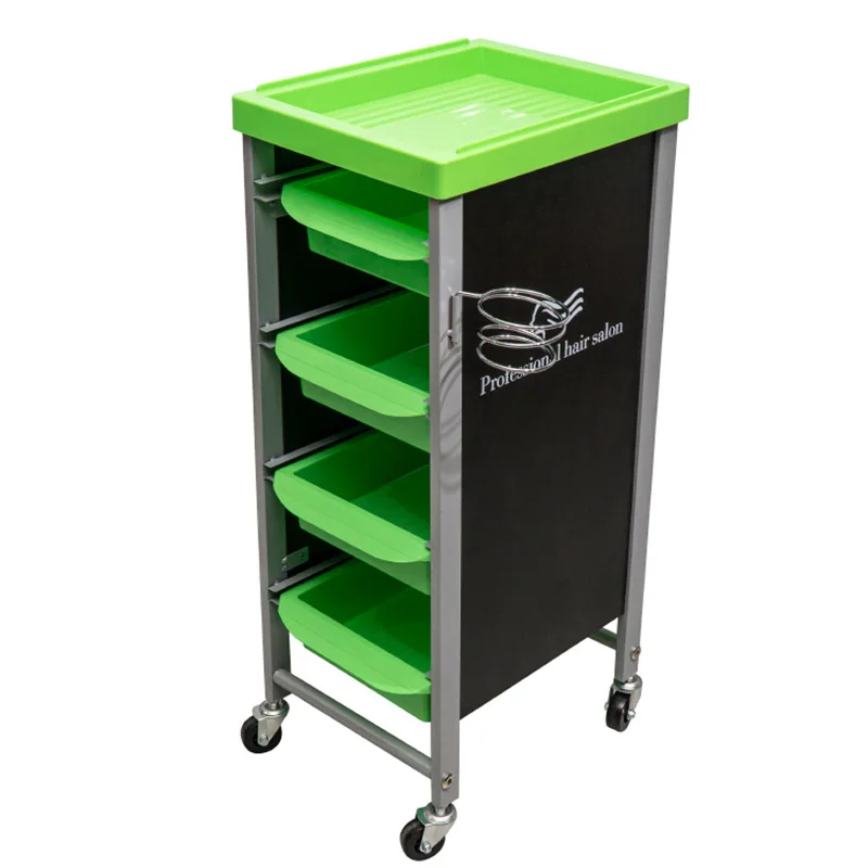 Aesthetic Reception Furniture Hairdressing Carts Manicure Auxiliary Cart Rotating Trolley Muebles Belleza Service Aluminum