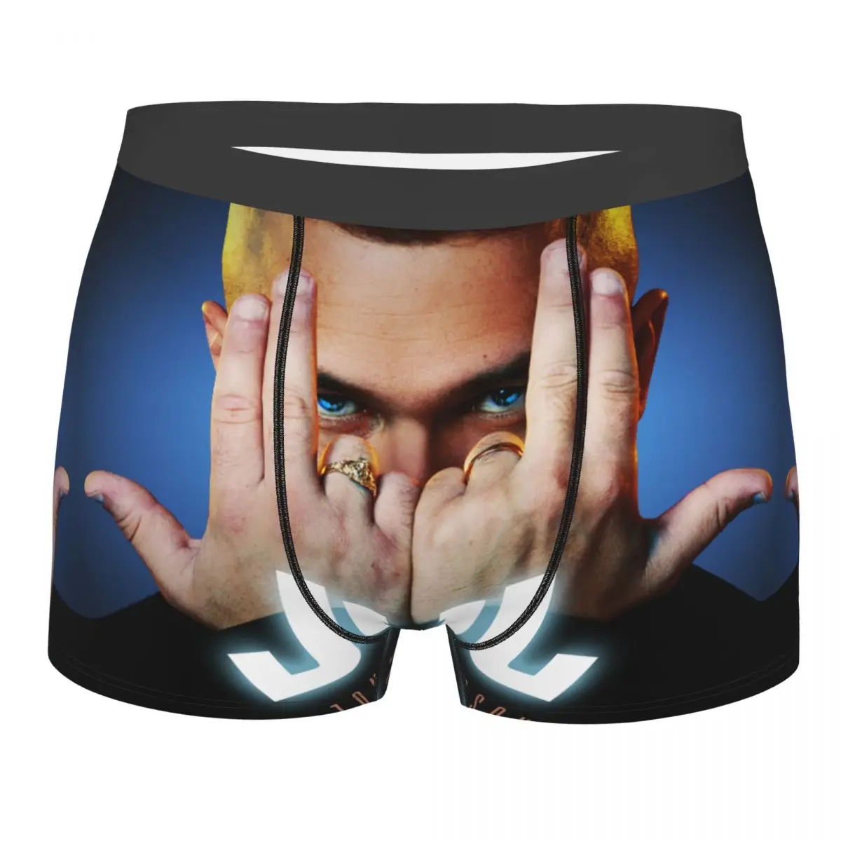 Jul Boxer Shorts For Men 3D Print Male French Rapper Underwear Panties Briefs Soft Underpants