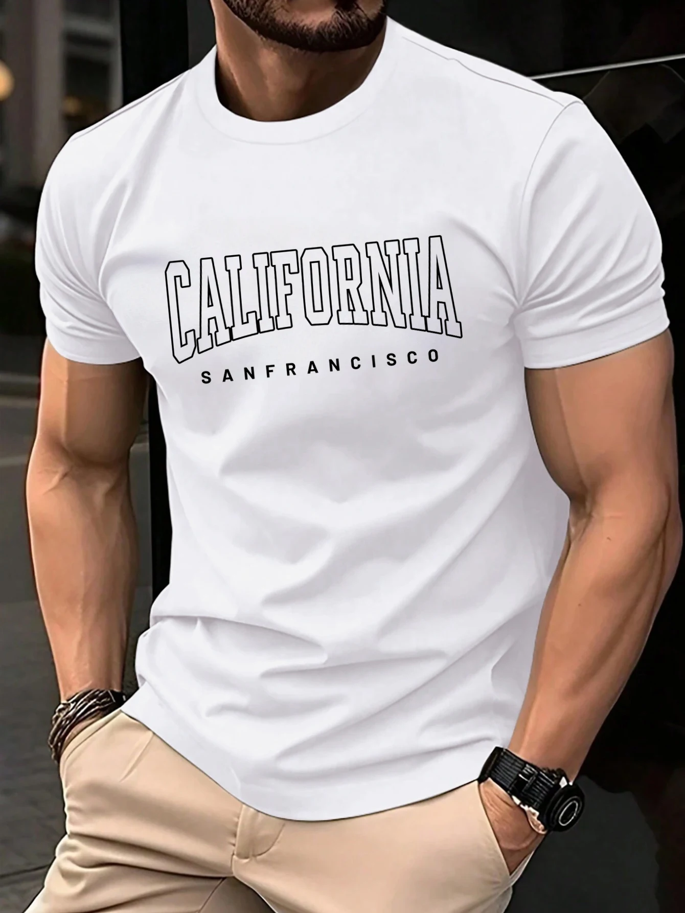 USA Kalifornien Kunst Brief Design Männer T Shirts Weiche All-Match Mann Sportswear Sommer Oansatz T-Shirt Unisex Oversize Baumwolle kleidung