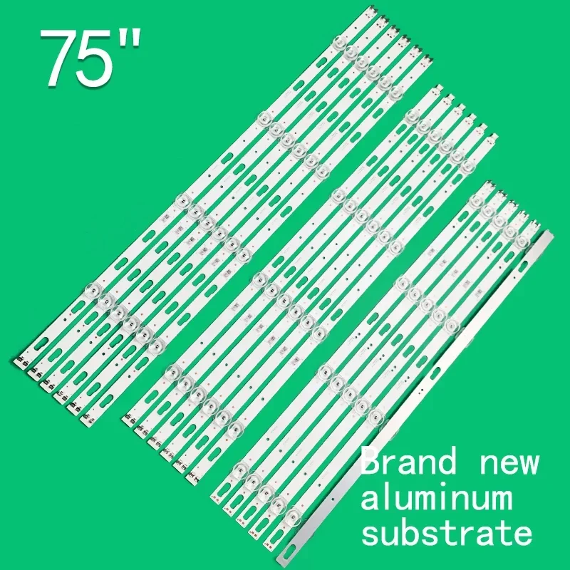 Per Samsung striscia di retroilluminazione a LED da 75 pollici per BN96-50310A 50311A 50312A UN75TU7000 UN75TU700D UN75TU8000 UN75TU8200 CY-BT075HGEV1H