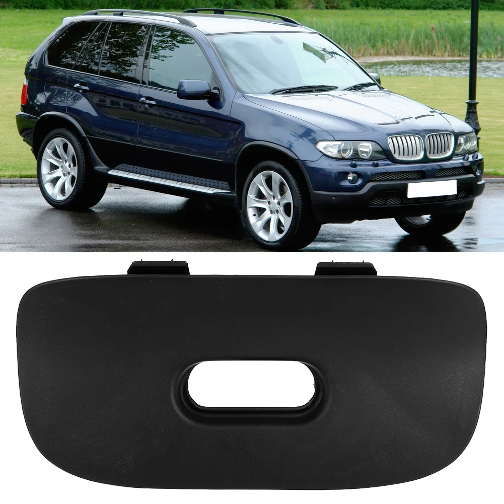 Rear Bumper Tow Hook Cover Heavy Duty ABS Snap-On Protector for BMW X5 E53 2000-2006 Models OEM 51128402327