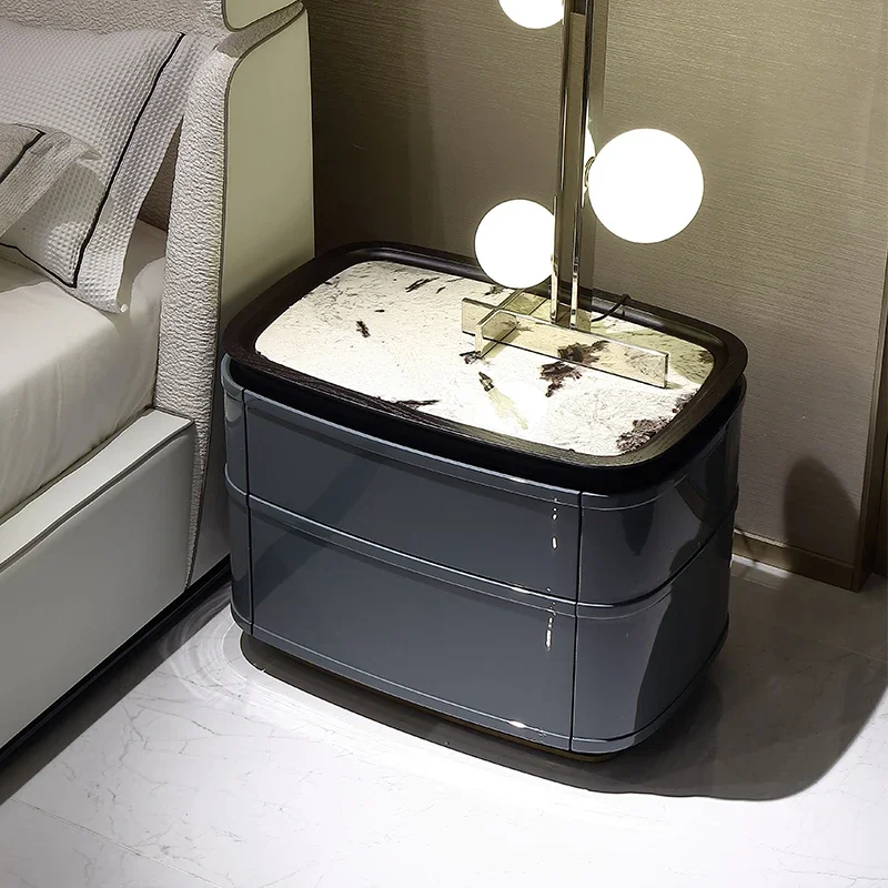 Luxury Night stand cabinet modern luxury marble nightstand bedside table