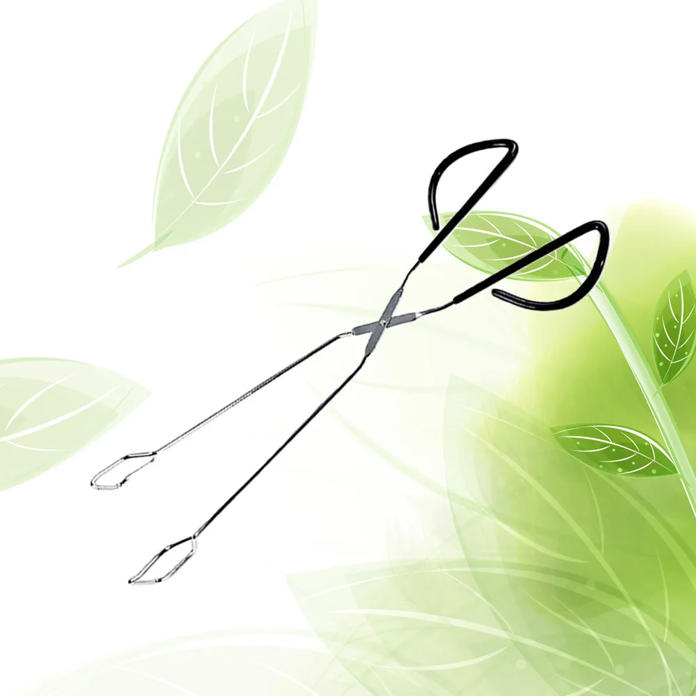 

Stainless Steel Barbecue Clip Food Clamp For Steak Pizza Bread Bbq Tongs Kitchen Cooking Tool Hollow Design Round Tip