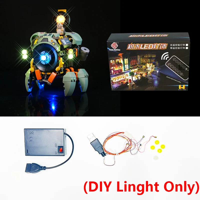

LED Lighting Kit for 75976 Funny Cartoon Animal Ball Building Block Model, DIY Remote Control Light Accessories for Decoration