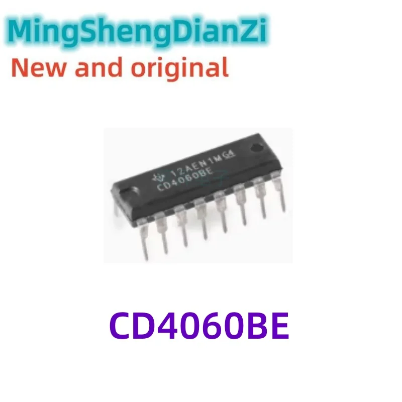 1PCS Brand new CD4060BE DIP16 Direct Plug Binary Serial Counter/Divider