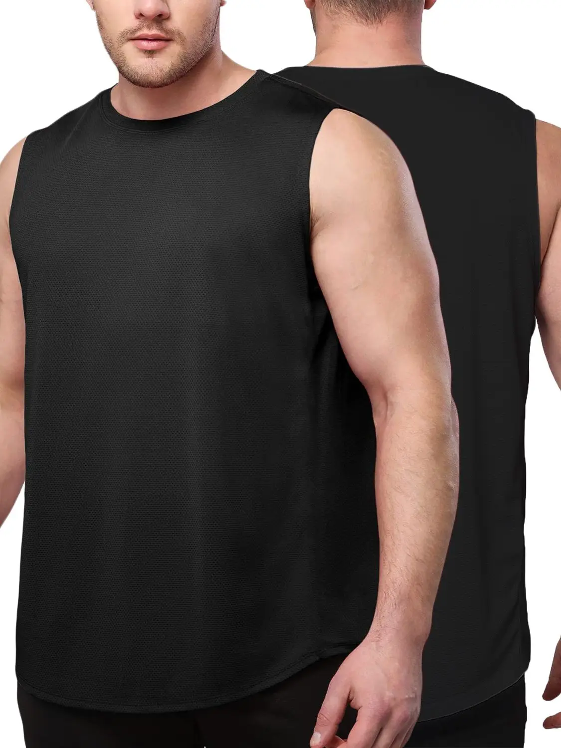 

New Men's Gym Tank Top Fitness Training Clothing Quick-drying Loose Bodybuilding Sleeveless Shirt Men Fashion Basketball Vest