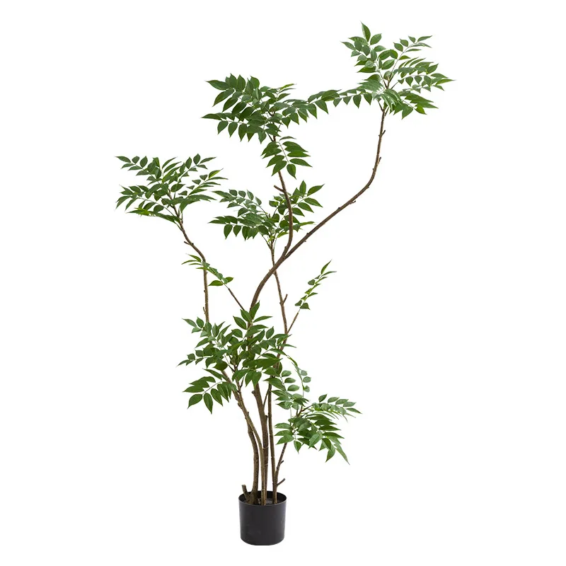 

Simulated green plant toon tree light luxury large indoor fake tree plant potted plant home living room decoration ornament