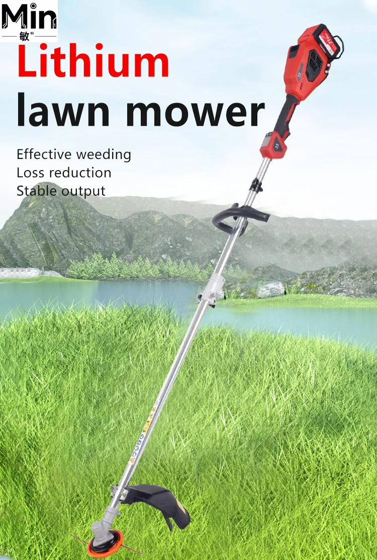 Professional Cordless Lawn Mower Industrial Grade Mower Garden Farm Maintenance