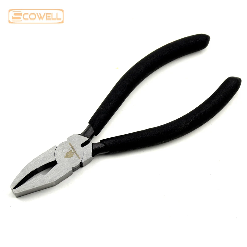 50% fora da qualidade superior 150mm comprimento alicates de vidro convexo 6 Polegada maxila break dobrado nariz nipper CR-V aço