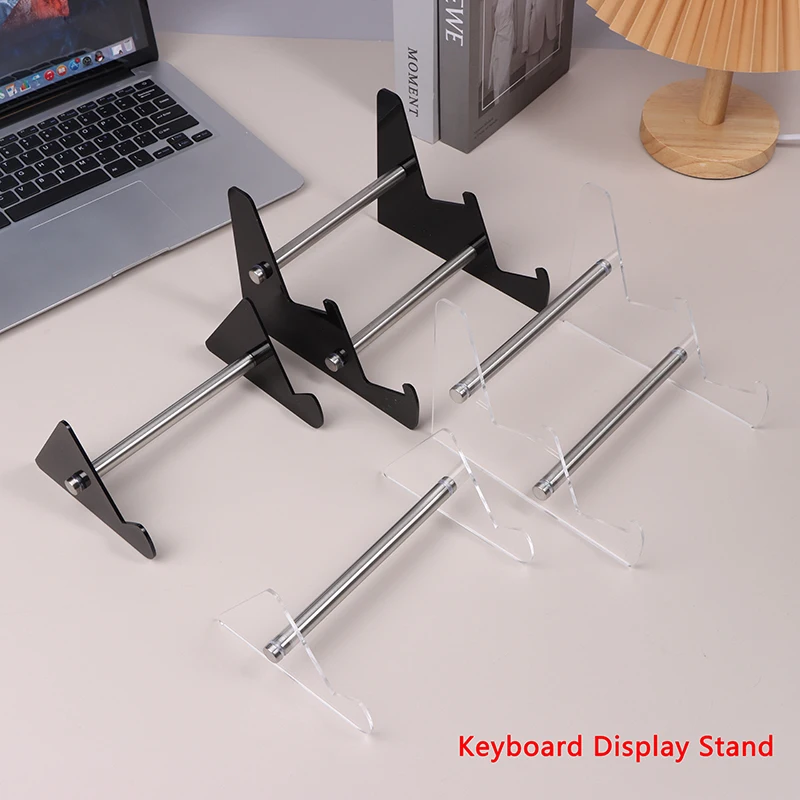 

Keyboard Display Stand Stable Acrylic Transparent Single Layer For Computer Mechanical Keyboard Storage Holder Support Game PC