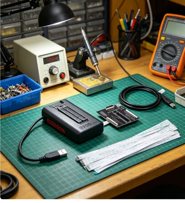 

SVOD 4 Professional Programmer SVOD4 VER-4 SPI BIOS ROM Flashing Tool EFI Debug Connector Cable For Laptop Motherboard Repair