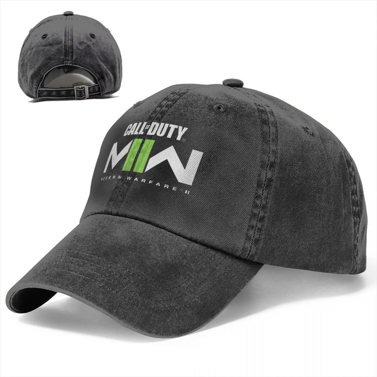 Vintage Call Of Duty Modern Warfare MW Baseball Caps Men Women Distressed Denim Headwear Outdoor Summer Caps Hat