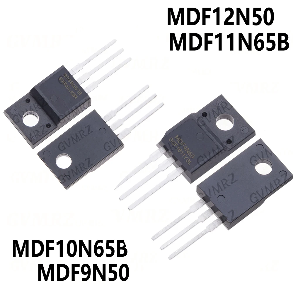 10PCS TO-220F MDF10N65B MDF11N60 MDF11N65B MDF12N50 MDF13N50B MDF13N65B MDF18N50 MDF4N60 MDF4N65B MDF7N65B MDF9N50 TO-220F