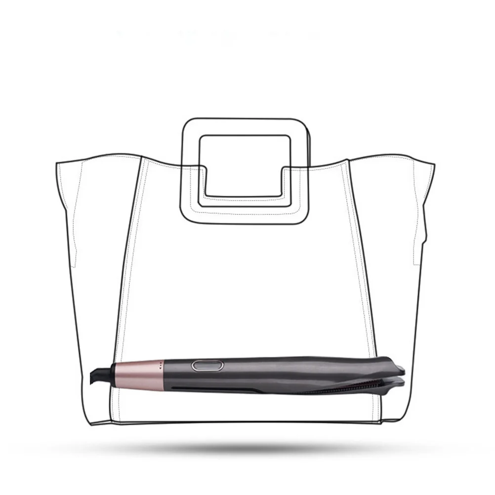 

Hair Straightener Ceramic Electric 2 in 1 Spiral Design Frizzy Coarse Hair Sleek Shiny Adjustable Temperature 360 Swivel