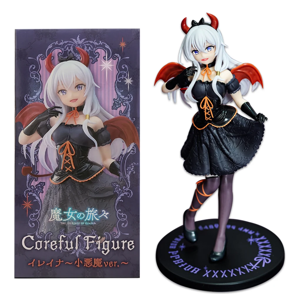 20CM Anime Wandering Witch: Die Reise Elaina Figur PVC Stehende Sakura Dämon Irena Modell Spielzeug Desktop Ornamente Geschenke