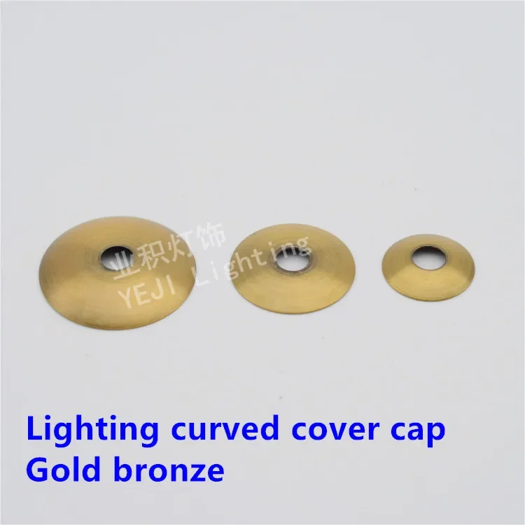 30mm -60mm circular metal cover Curved cover Chandelier base tray Suitable for table lamps Wall lamp Lighting Accessories DIY