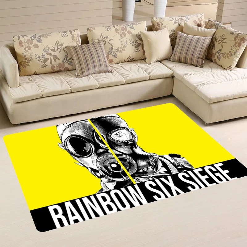 Home R-Rainbow Game Six Aesthetic Room Decoration Carpets Rugs Balcony Floor Mat Kitchen Rug Carpet Entrance of House Foot Door