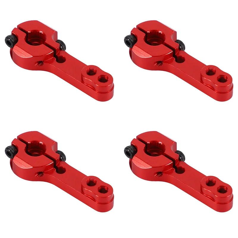 ABVO-4X 25T 35Mm Teeth Tooth Steering Half Servo Arm Horn For 1/8 1/10 RC Car Boat For HSP HPI Wltoys Himoto Redcat Axial