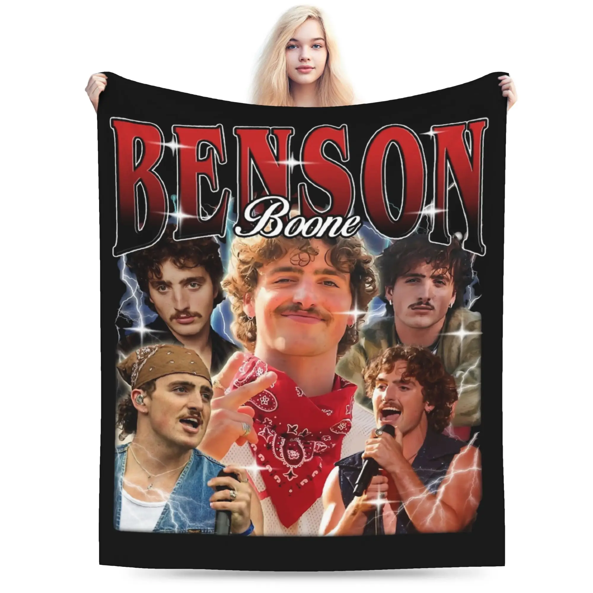 

Одеяла Benson Boone, флисовое летнее многофункциональное ультра-мягкое одеяло для дивана, автомобильного одеяла