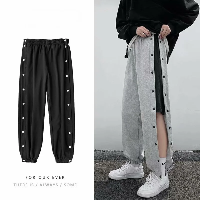 

Convenient to Wear And Remove Careng Pants for ly And Bedridden Men Autumn Winter Long Sport Trousers with Side Slits