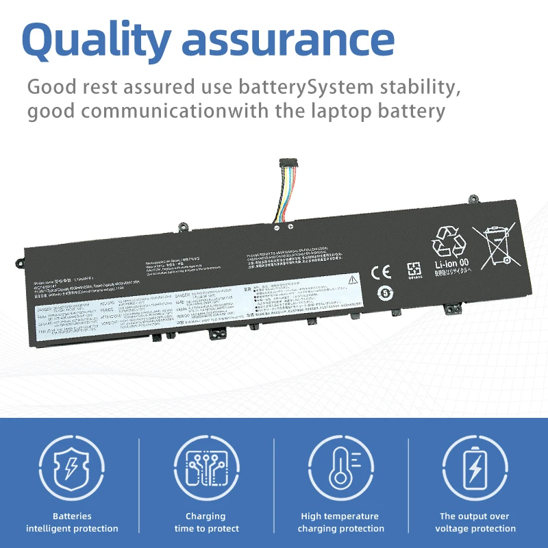 SUOZHAN  L18M4PF1 L18D4PF1 Laptop Battery For Lenovo Yoga 9-15IMH5 C940-15IRH C940-15IRH IdeaPad S740-15IRH Series 5B10T83738