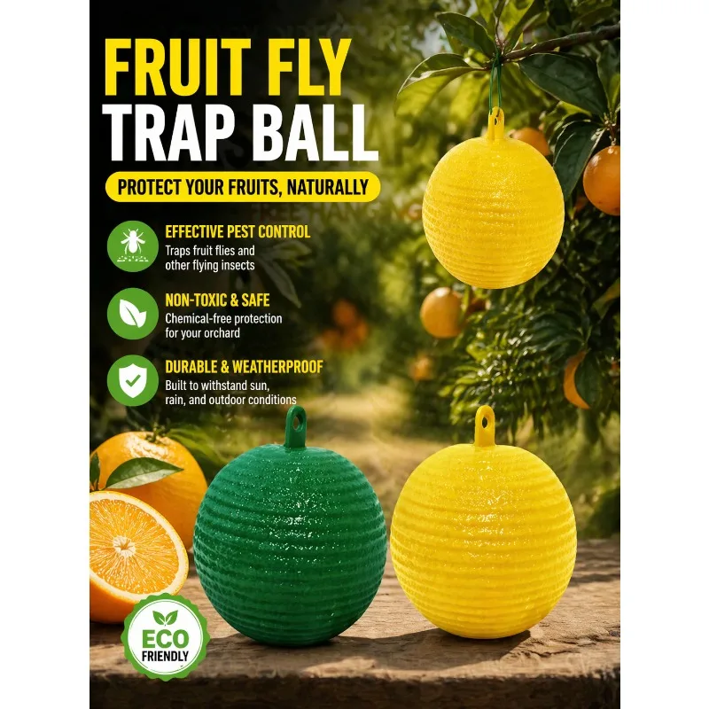 Piège à mouches bicolore étanche avec attracteur visuel, conception durable, piège adhésif pour insectes volants, pratique pour la ferme
