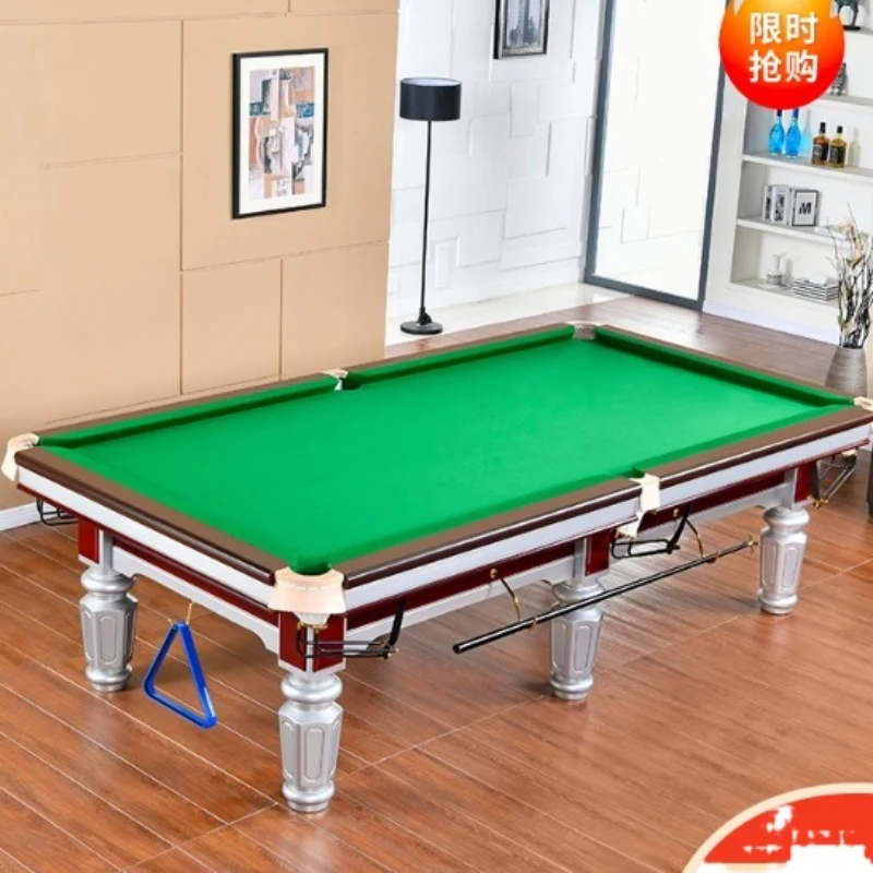 Billiard table standard commercial household Chinese black eight billiards new marble table steel library bluestone table