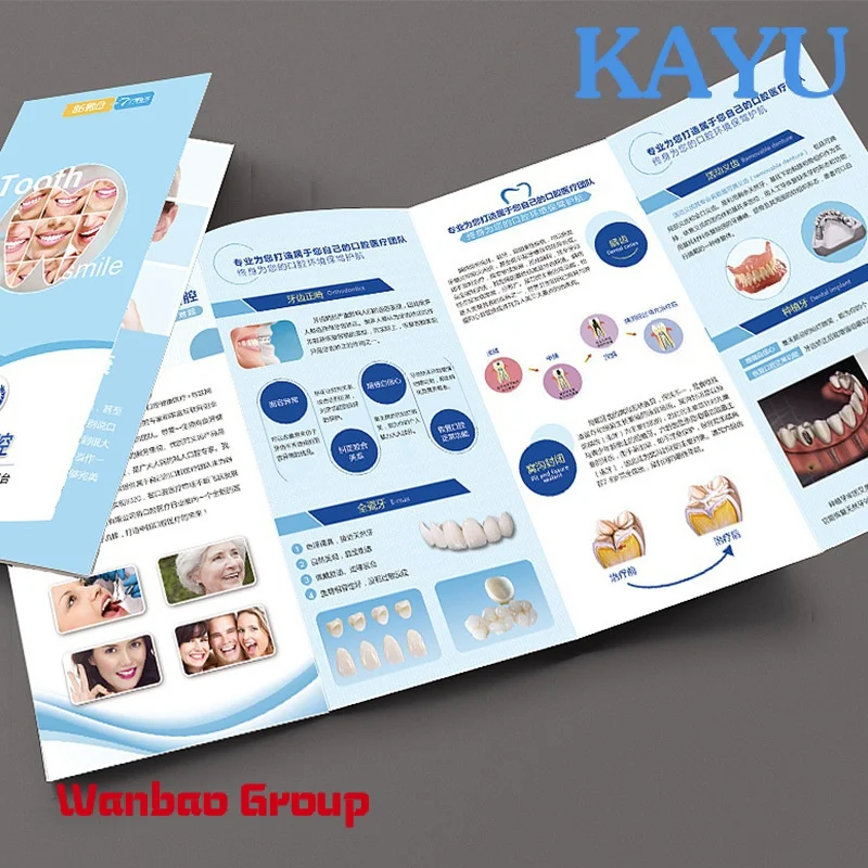 Custom Design Hoge Kwaliteit Folder Brochure Afdrukken Flyer Pamflet Offset Flyers Boekje Brochure