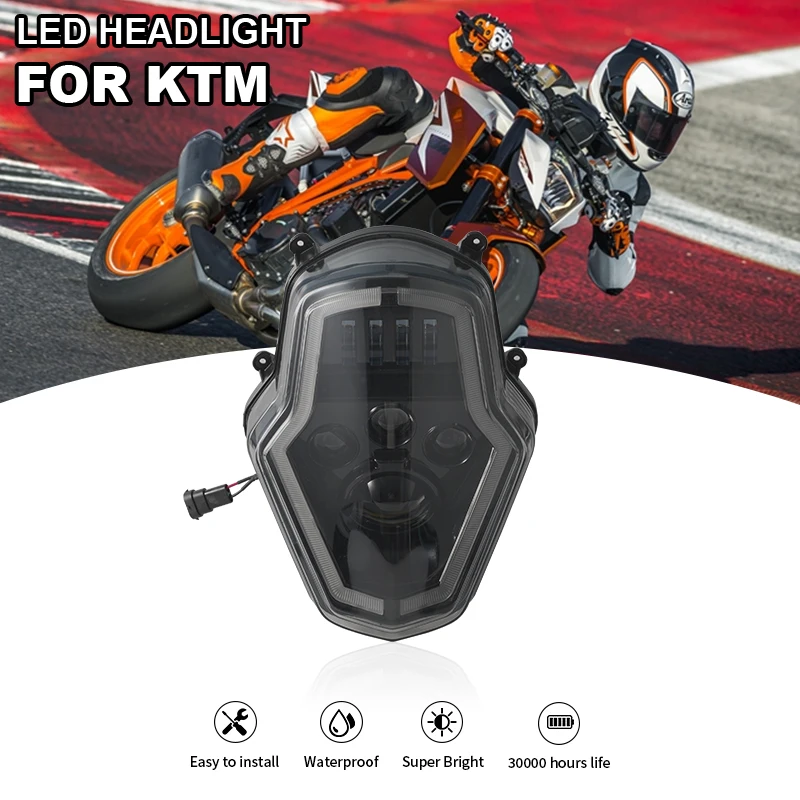 

YongJin motorcycle accessories HI/LOW Beam led motorcycle headlamp for for 1090 and 1190 custom