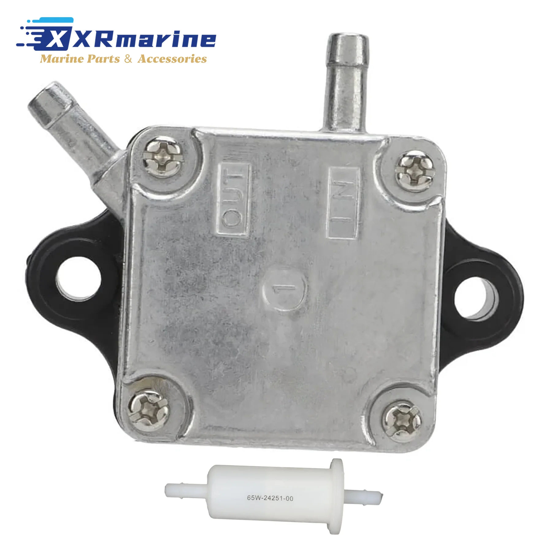 

66M-24410-10 Fuel Pump and Fuel Filter 65W-24251-10 Fits for Yamaha Outboard 9.9 15 HP Engines 66M-24410-11 66M-24410-01