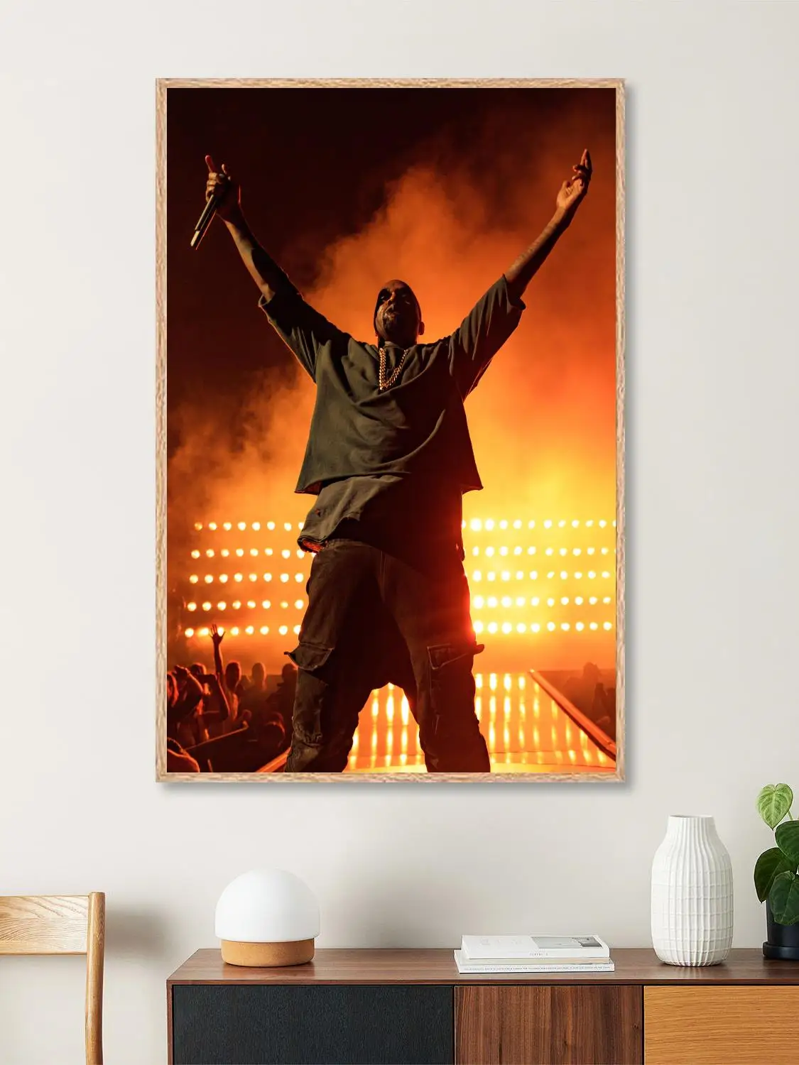 Póster artístico en lienzo de Kanye West, la vida de Pablo, impresión de imágenes artísticas de pared, carteles modernos para decoración de dormitorio familiar