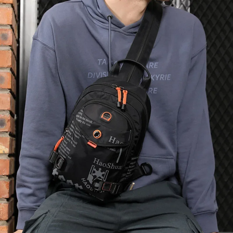 Sac à dos militaire en nylon pour hommes, petit sac à dos, sac à dos de poitrine, sac à dos d\'escalade, sac à dos de voyage, One Initiated Cross Body