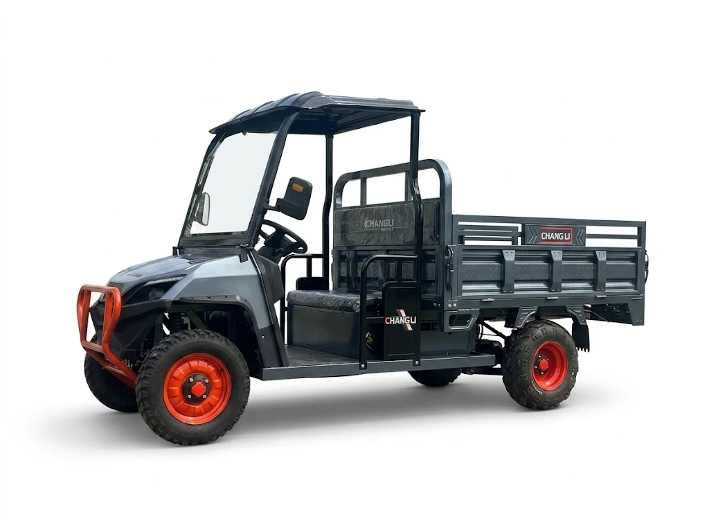 Golf style high load electric steering freight tricycle