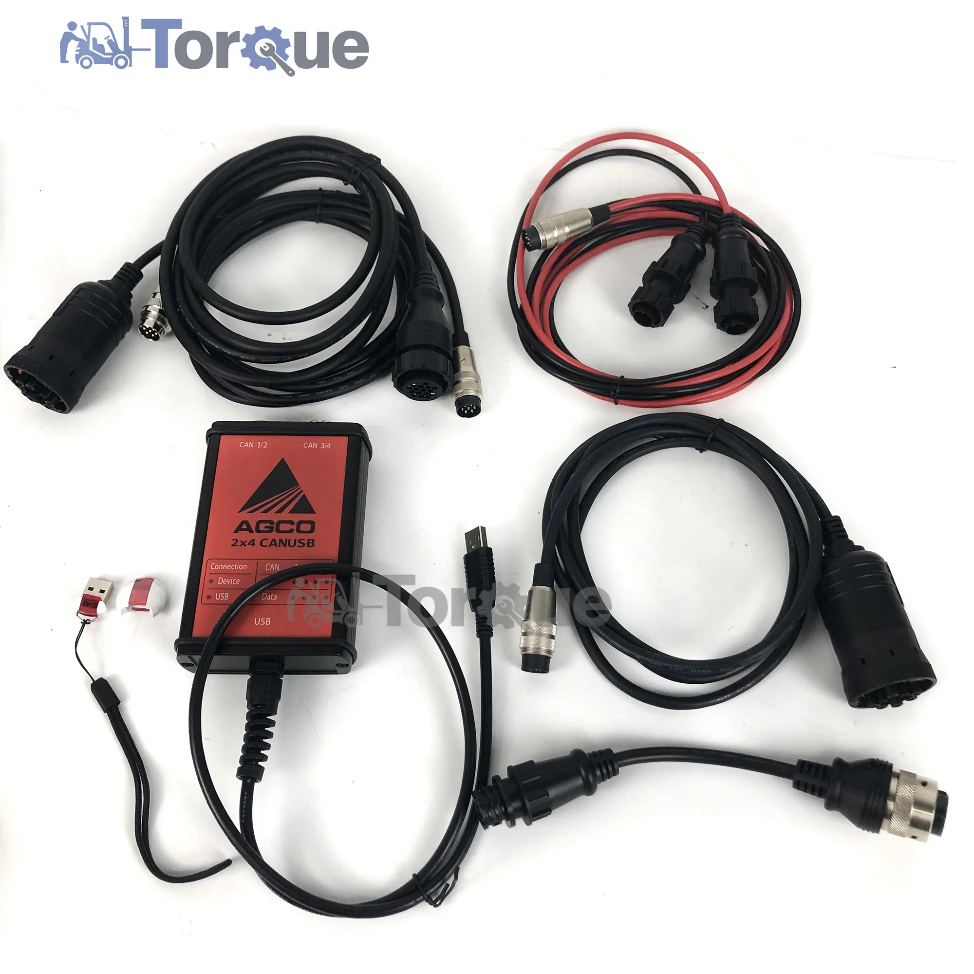 For Massey Ferguson Fendt AGCO 2x4 CANUSB Tractor Agriculture for AGCO EDT Electronic Diagnostic Tool + key dongle