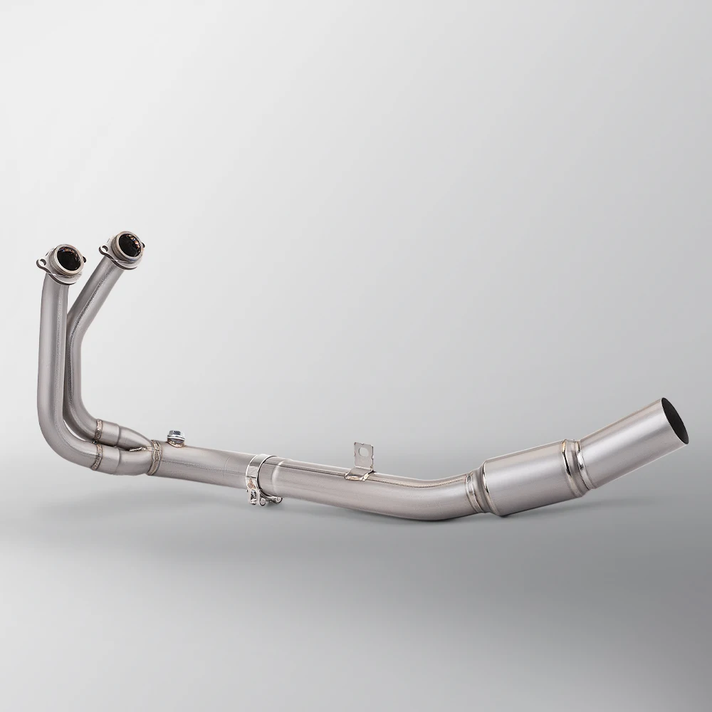 For KOVE 800X SUPER ADVENTURE 2024--- Slip On Motorcycle Exhaust System Titanium Alloy Header Pipe Complete Modified Kit