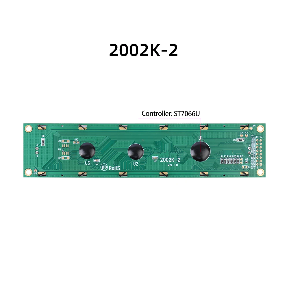 Módulo de exibição LCD, 51 microcontrolador, STM32 com retroiluminação LED, SPLC780D, controlador HD44780, verde amarelo, 2002K-2 2002