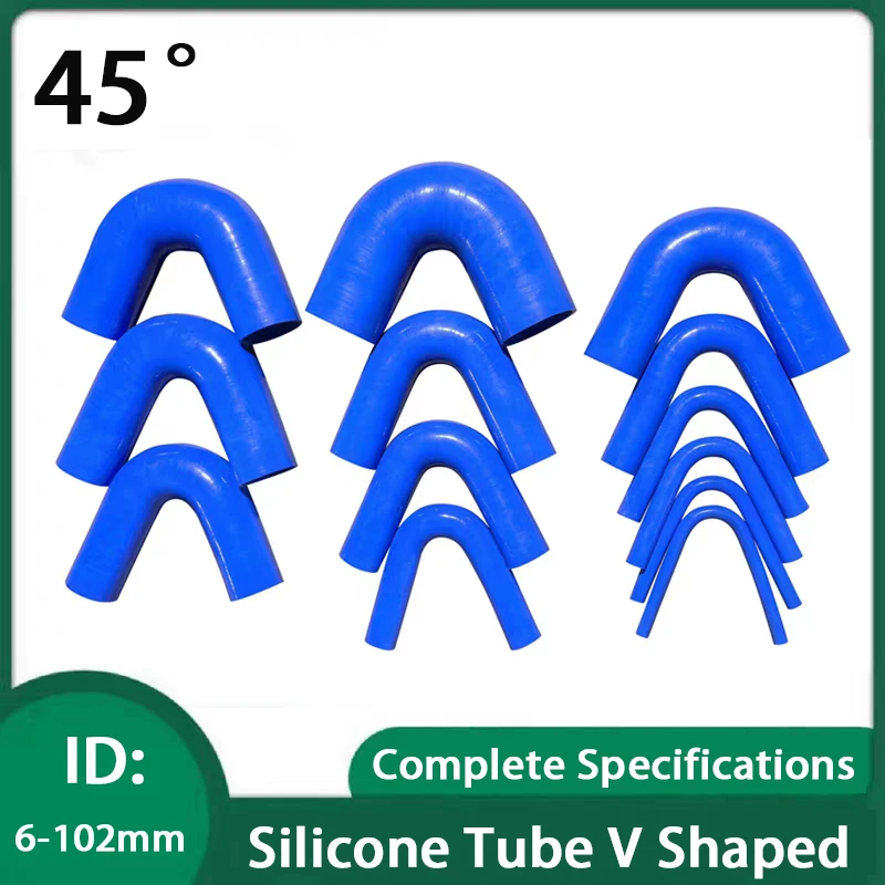 

HighTemperature Resistance V-Shaped 45° Silicone Hose Inlet And Outlet Water Pipes Of The Intercooler Modified Engine Hose