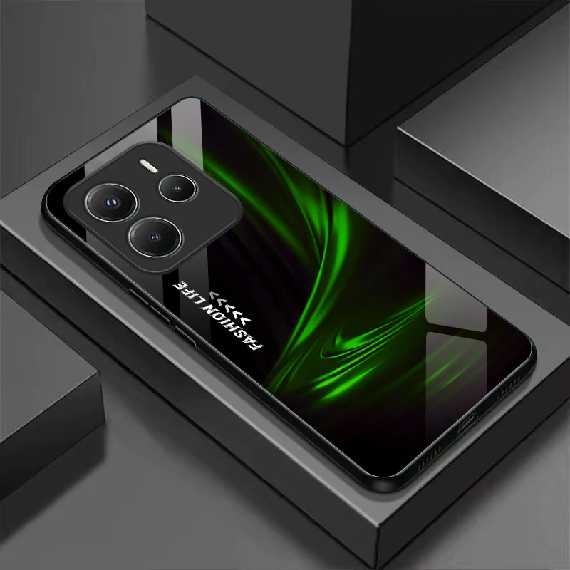 

Подходит для [Redmi Note 14 13 Pro Plus 5G 4G 12 11 13C 14C A3 A5] Чехлы для телефонов из закаленного стекла для пожилых людей