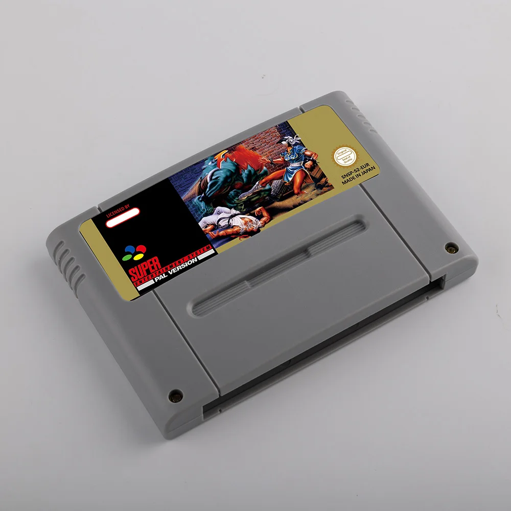 Street Game Fighteres II - The World Warrior 16Bit لخرطوشة ألعاب الحركة SNES لوحدة التحكم الرجعية NTSC EUR PAL #1