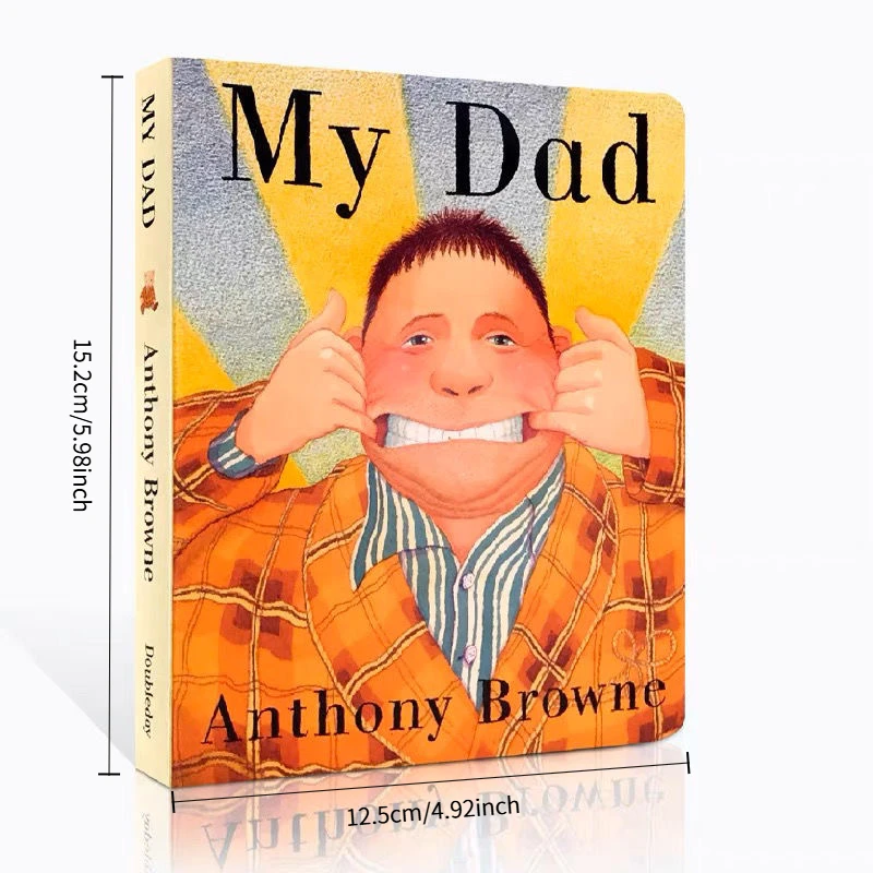My Dad Board Book, English Picture Book, Parent-child Cognitive Reading, Interactive Learning Book, Toddler Bedtime Story Book