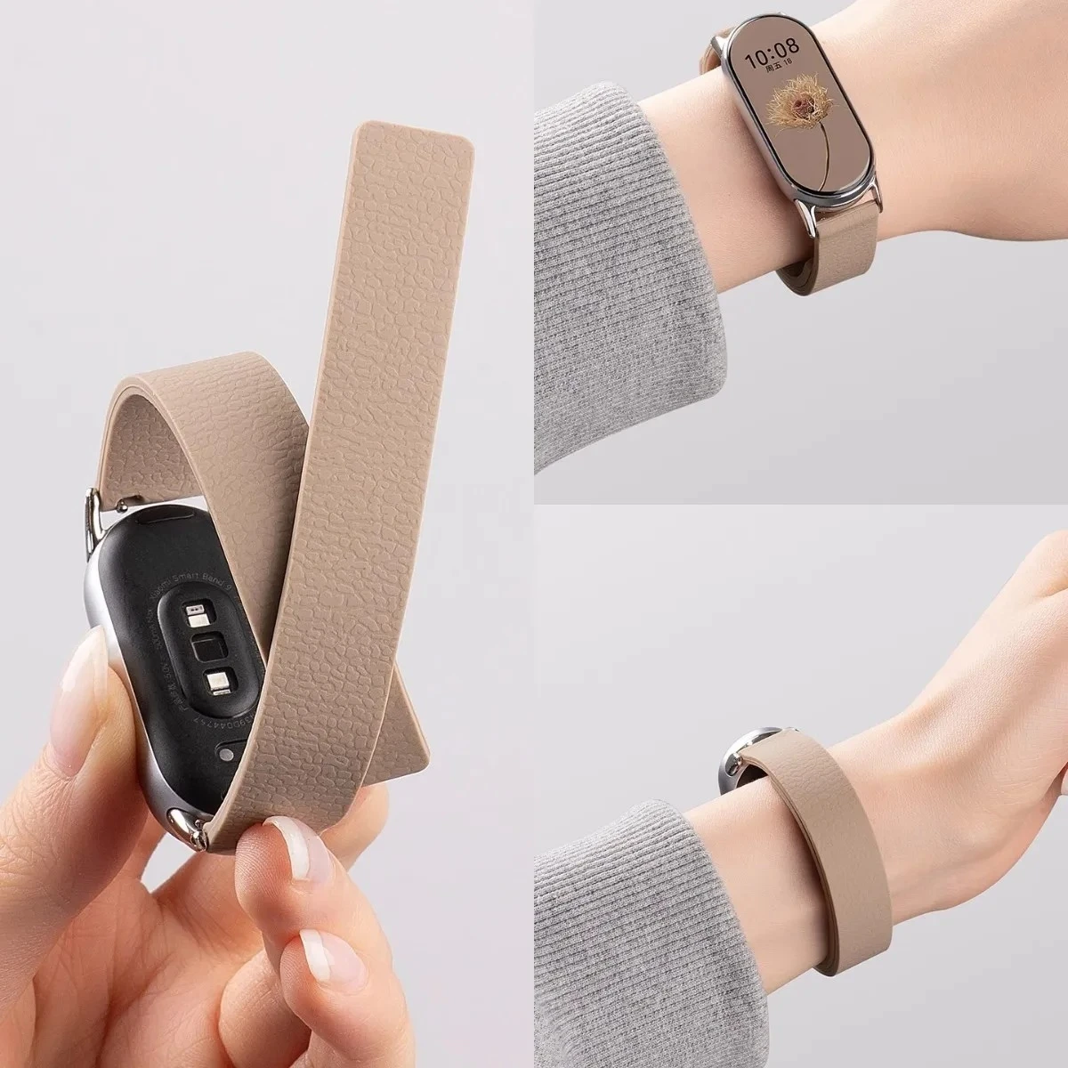 Silicone Strap for Xiaomi Mi Band 10 9 8 NFC Magnetic Bracelet Replaceable Wristband Correa for Xiaomi Band 10 Sports Watchband