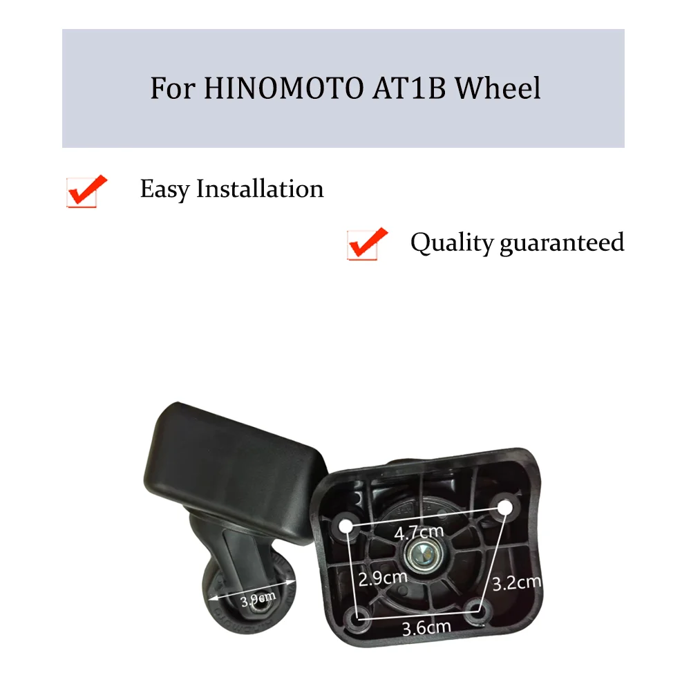 

For HINOMOTO AT1B Universal Wheel Replacement Trolley Case Luggage Pulley Silent Smooth Shock Absorbing Roller Wheel Accessories