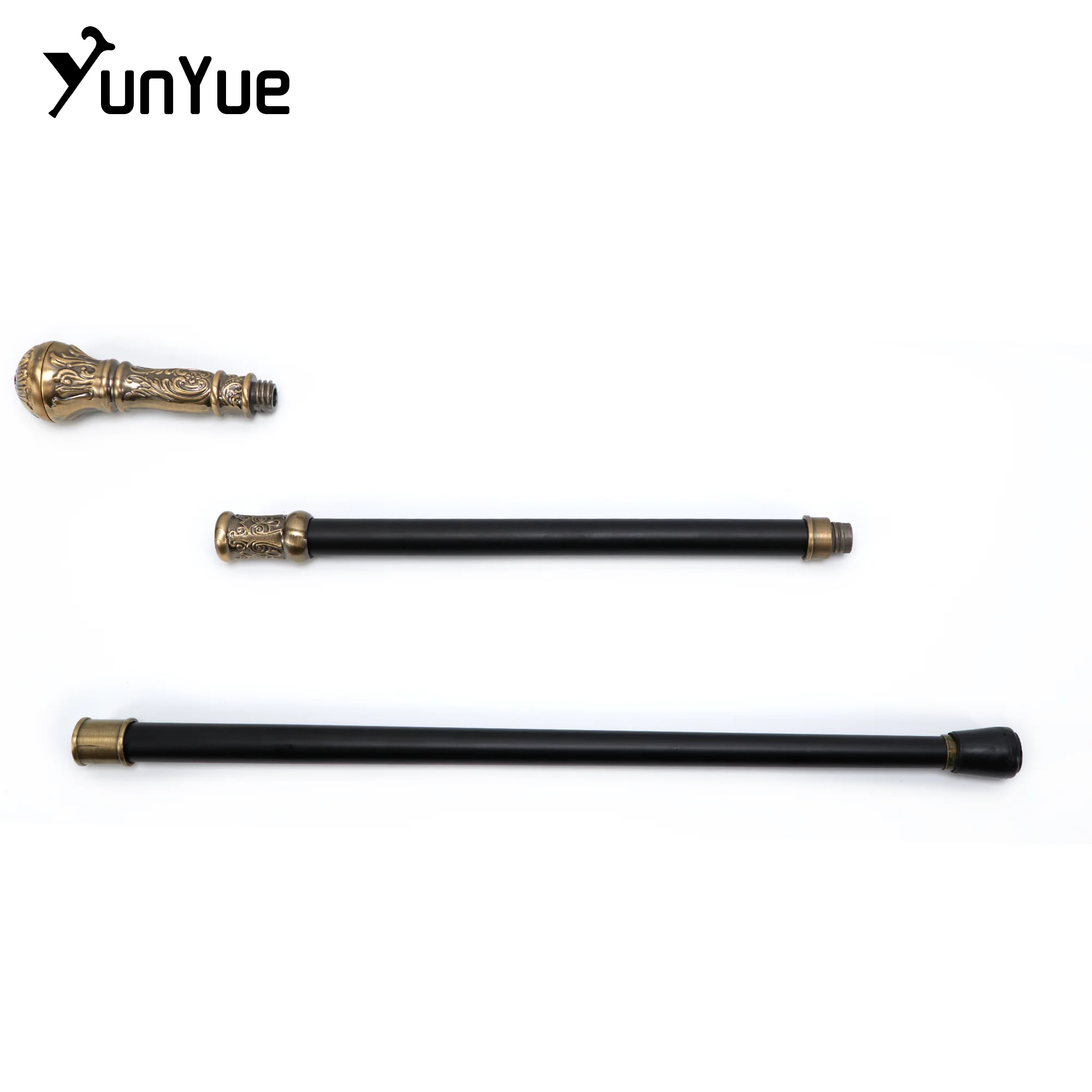 البرونزية مقبض دائري موضة عصا للمشي السادة خمر اليدوية عصا للمشي سيدة الفن جمع تأثيري فيلم الدعامة قصب #6