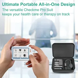 Viatom Checkme Suit Mini Vital Signs Monitor Blood Pressure Monitor Bluetooth Ecg and Spo2 Portable Handheld Vital Signs Monitor