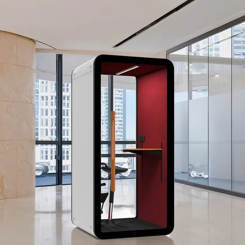 Portable Modern Modular Soundproof Phone Booth for Home Office Acoustic Silent Vocal Recording Studio Prefabricated Hotel