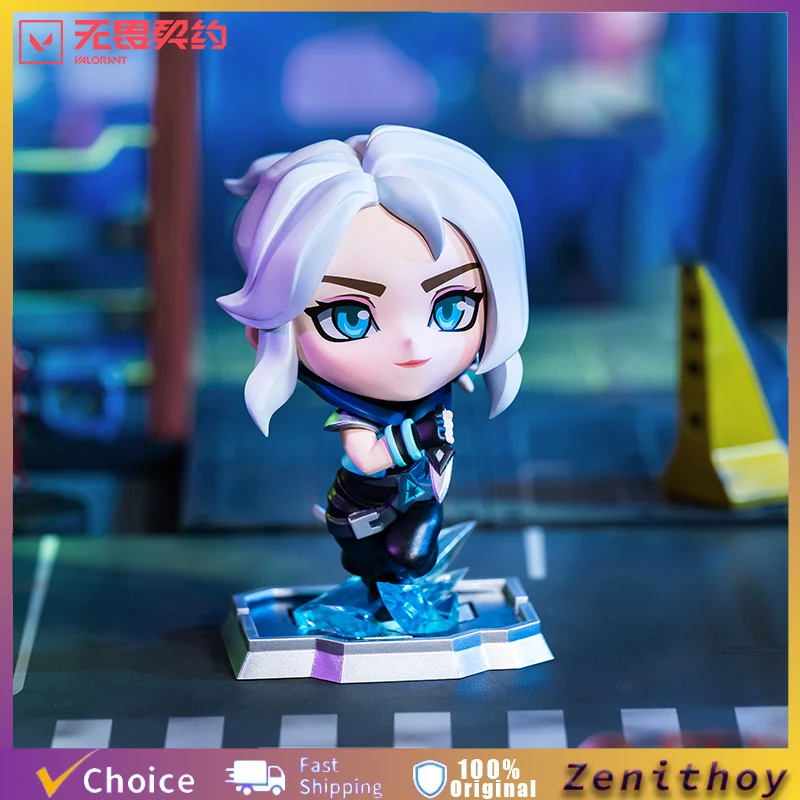 

Genuine Valorant Jett Q Style Figure High Quality Resin Exquisite Painted Miniature Model Game Peripheral Desktop Ornament Gifts