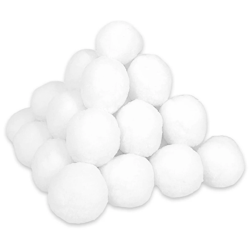 Indoor Snowballs Fight Accessories Artificial Snow Ornament for Interactive Play Dropsale