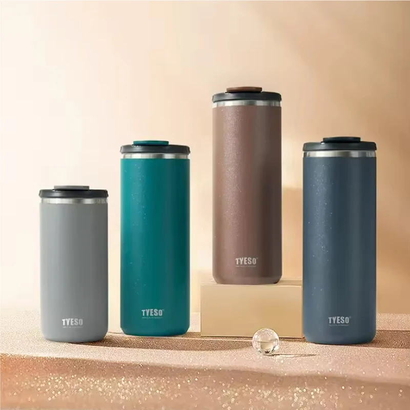 

600/750ml Premium 304 Stainless Steel Travel Tumbler Large Capacity Office Cup Insulated Drinkware Portable for Hot Cold Drinks